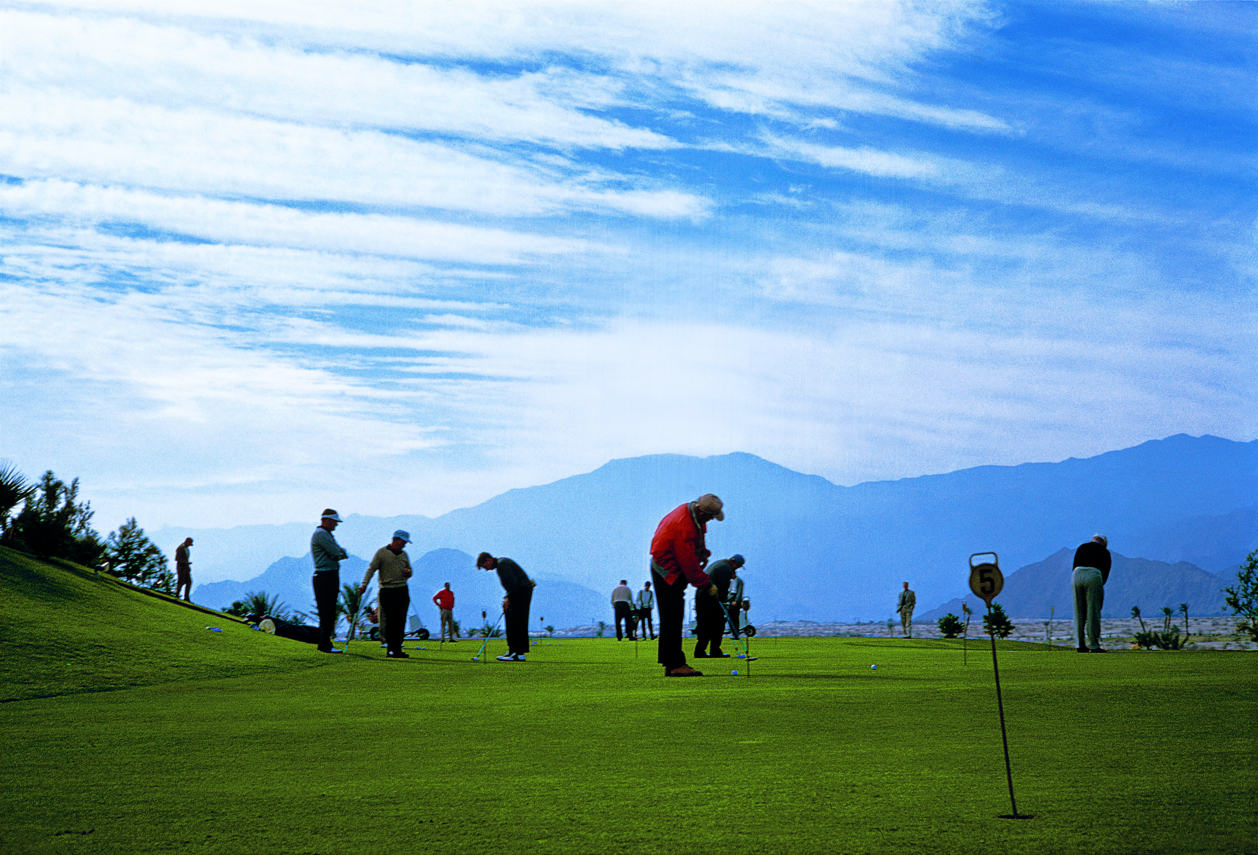 Robert Doisneau, Golf au crepuscule, 1960 