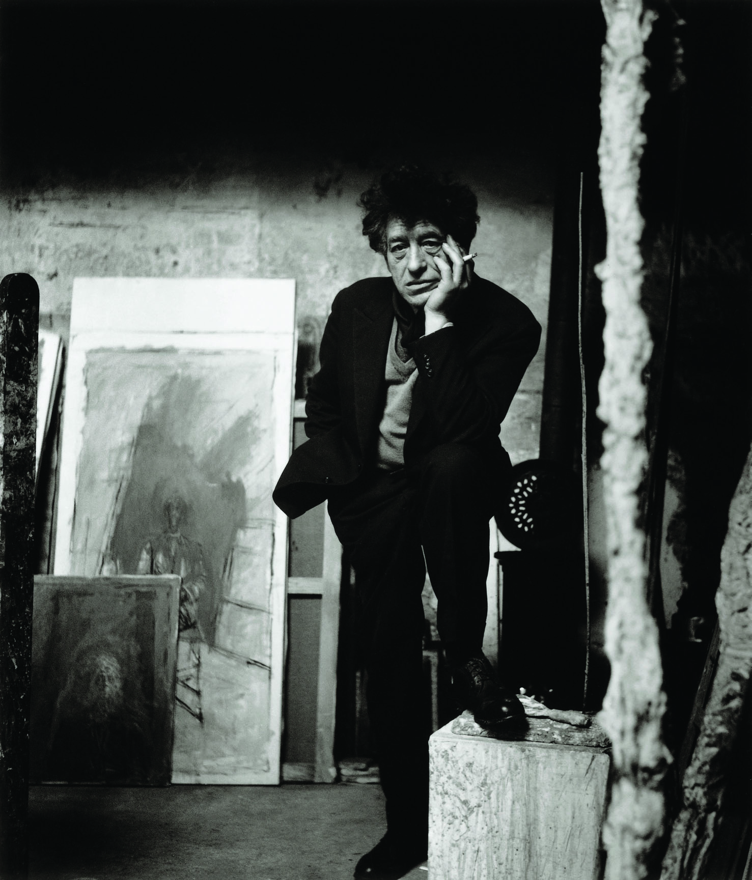 Robert Doisneau, Giacometti, rue Hippolyte Maindron, décembre 1957