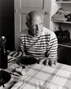 Robert Doisneau, Les pains de Picasso, Vallauris, 1952